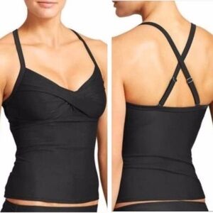 ATHLETA Twister Tankini Bathing Suit Swimsuit Top